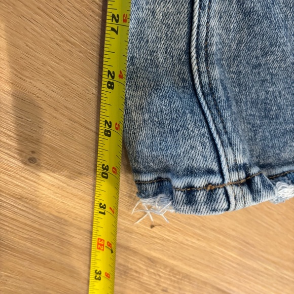 Flying Monkey Jeans Womens 22 Blue Distressed High Rise Flare - Picture 9 of 10